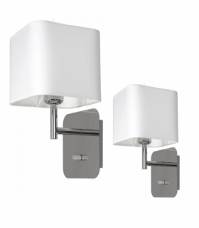 Kinkiet NAPOLI WHITE/CHROME 1xE27 Eko-Light ML6359