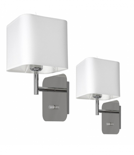 Kinkiet NAPOLI WHITE/CHROME 1xE27 Eko-Light ML6359