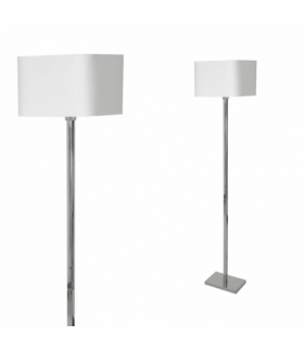 Lampa stojąca NAPOLI WHITE/CHROME 1xE27 Eko-Light ML6364