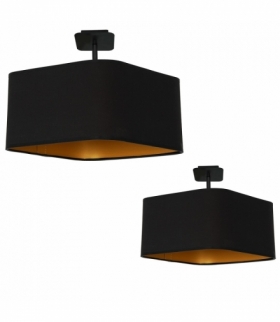 Lampa podsufitowa NAPOLI BLACK/GOLD 1xE27 Eko-Light ML6367