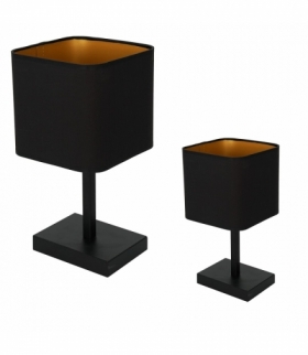 Lampka stołowa NAPOLI BLACK/GOLD 1xE27 Eko-Light ML6369