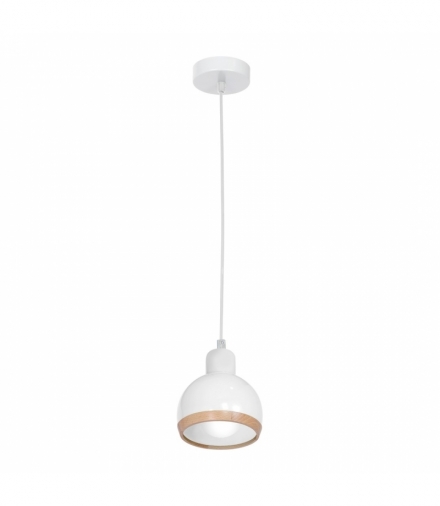 Lampa wisząca OVAL WHITE 1xE27 Eko-Light MLP7043