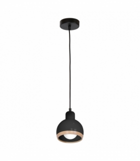 Lampa wisząca OVAL BLACK 1xE27 Eko-Light MLP7045