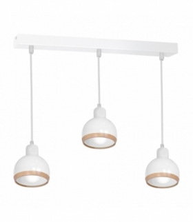 Lampa wisząca OVAL WHITE 3xE27 Eko-Light MLP7044