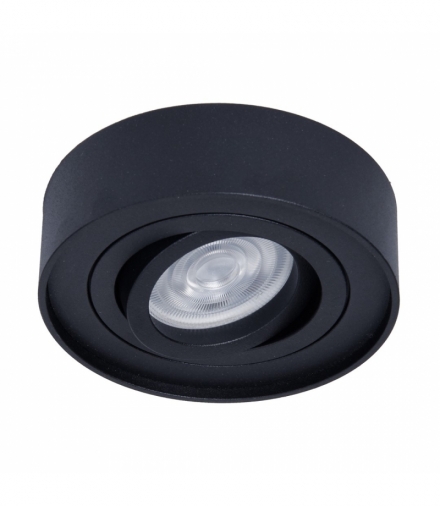 Oprawa Podtynkowa Nusa Round Black Eko-Light ML0022