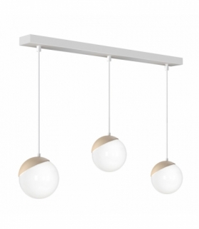 Lampa wisząca SFERA WOOD 3xE14 Eko-Light MLP7236