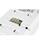 WIDEODOMOFON ''EURA'' VDP-98C5 - biały, dotykowy, LCD 10'', AHD, WiFi, 128GB, obsługa 2 wejść, kamera 1080p., czytnik RFID
