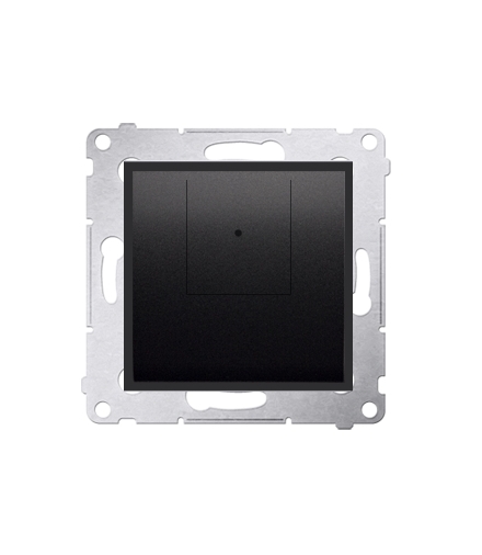 Ściemniacz dwuprzyciskowy (moduł) 40–500 W (300 VA), czarny D75310.01/49