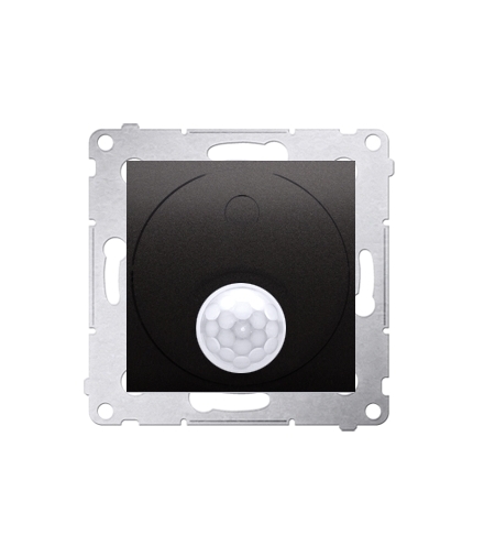 Łącznik z czujnikiem ruchu z zabezpieczeniem przed nieuprawnionym dostępem do elementów sterujących (moduł) 20-500 W, czarny DCR