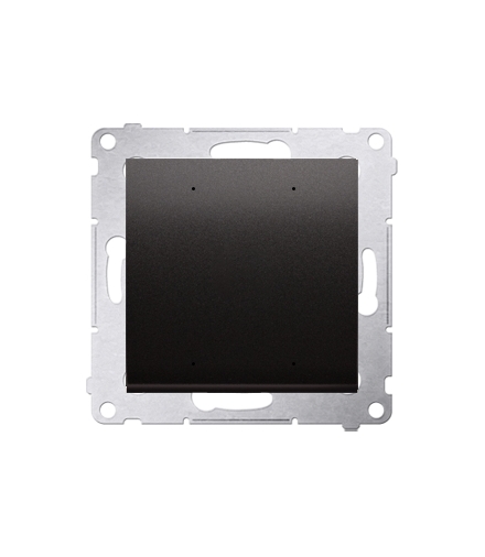 Sterownik przyciskowy oświetleniowy - 1 wyjście 16A, sterowany smartfonem [WiFi], 230V (moduł), czarny DEW1W.01/49