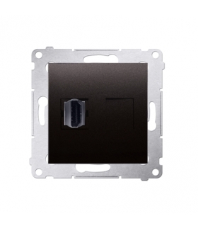 Gniazdo HDMI (moduł), czarny DGHDMI.01/49