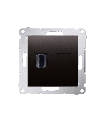 Gniazdo HDMI (moduł), czarny DGHDMI.01/49