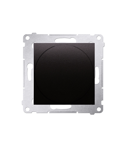 Ściemniacz obrotowy do LED ściemnialnych 230 V (moduł) 2–250 W, czarny. Maksymalna ilość zródeł LED - 10 szt. DS9L.01/49
