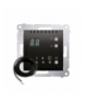 Regulator temperatury z wyświetlaczem z czujnikiem zewnętrznym (moduł) 16(2) A, 230V, czarny W komplecie czujnik zewnętrzny (so