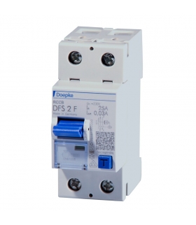 Wyłącznik różnicowoprądowy 1-fazowy DFS2 KV 025-2/0,03-A
