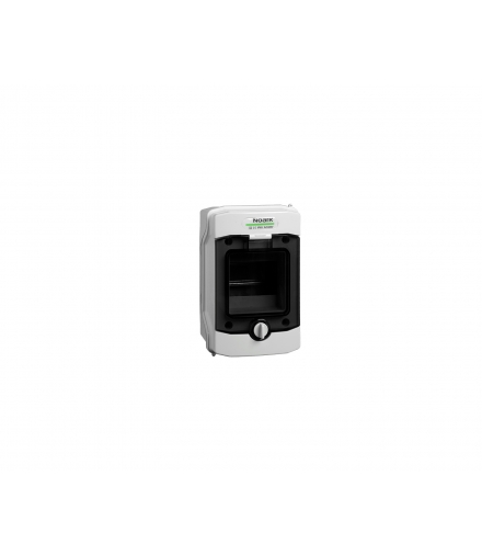 Plastikowa obudowa instalacyjna, natynkowa, IP65, 1 rząd, 4 moduły PHS 4T NOARK