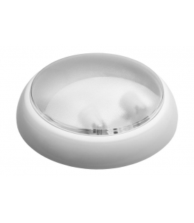 Oprawa KAJKO XL, 2xE27, 2x40W, czarna-polipropylen, klosz przeźroczysty-poliwęglan, IP44, IK10