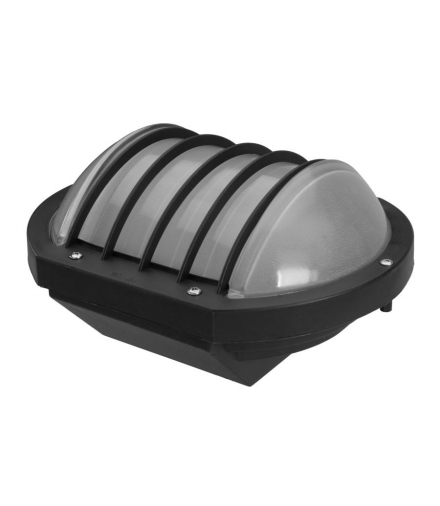 Oprawa ROLLO, E27, 100W, biała-polipropylen, klosz matowy-szkło, IP54, siatka plastikowa