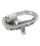 Oprawa kanałowa OVAL-7063T/OB, E27, 75W, szara-polipropylen, klosz matowy-poliwęglan, IP44, IK10