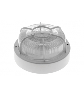 Oprawa SPIDER, LED, 12W, 4000K, 1200lm, biała-polipropylen, klosz matowy-szkło, IP54, siatka plastikowa