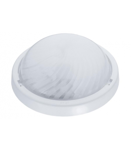 Oprawa ALFA, LED z czujnikiem ruchu PIR, 12W, 4000K, 1200lm, biała-polipropylen, klosz matowy-poliwęglan, IP44, IK10