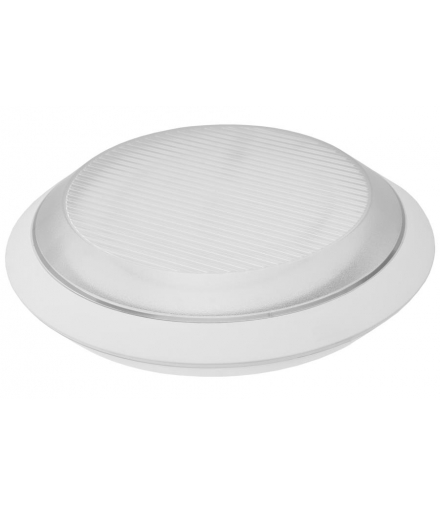 Oprawa EXCELL, LED z czujnikiem ruchu PIR, 12W, 4000K, 1200lm, biała-polipropylen, klosz przeźroczysty-poliwęglan, IP54, IK10