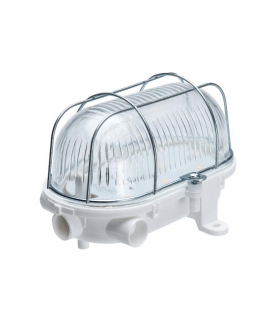 Oprawa kanałowa OVAL-7040T, LED, 5W, zasilanie 12V/24V, 4000K, 570lm, biała-polipropylen, klosz przeźroczysty-szkło, IP54, siatk