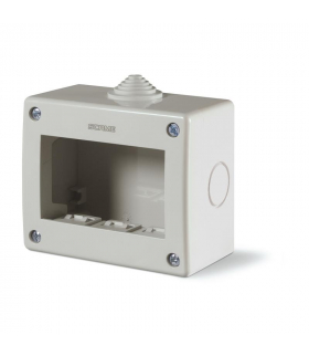 Puszka trzy moduły SCAME Unibox IP40 136.4123