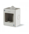 Puszka dwa moduły SCAME Unibox IP40 136.4122