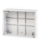 Puszka IP56, przeźroczyste wieczko, 240x190x90mm SCABOX SCAME 686.228