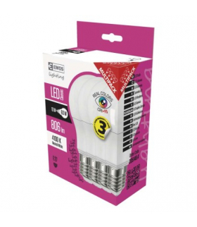 Żarówka LED Classic A60 10W E27 neutralna biel Ra 95 4PK EMOS ZQ5148.4
