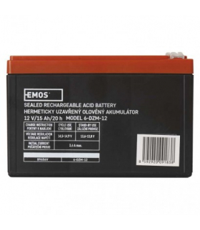 Akumulator trakcyjny AGM 12 V/15 Ah F6,3 EMOS B9656V