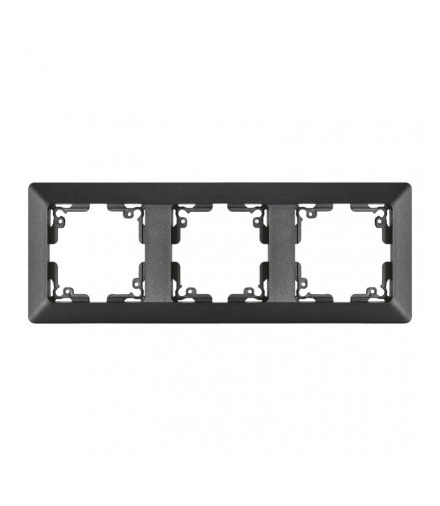 Ramka potrójna antracyt EMOS A6004.6