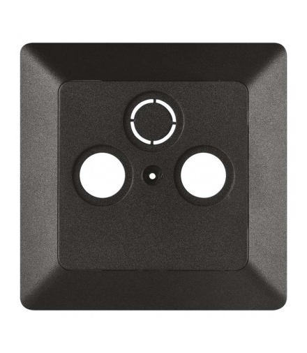 Pokrywa gniazda TV+R+SAT antracyt EMOS A6004.8