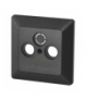 Pokrywa gniazda TV+R+SAT antracyt EMOS A6004.8