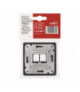 Pokrywa gniazda 2× RJ45, antracyt EMOS A6004.9