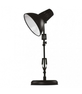Lampa biurkowa E27 DUSTIN 46 cm czarna EMOS Z7612B