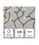 Lampki choinkowe Classic 120 LED świetliki 12m IP44 vintage + vintage miga, IP44 EMOS D4AV06