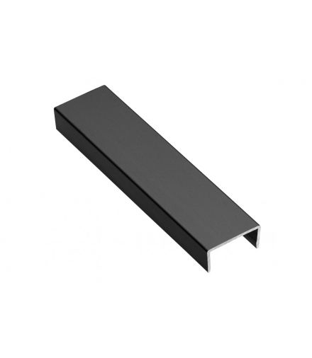 Profil aluminiowy C 18mm, 3 m, kolor czarny GTV A-C18-300-S-20M