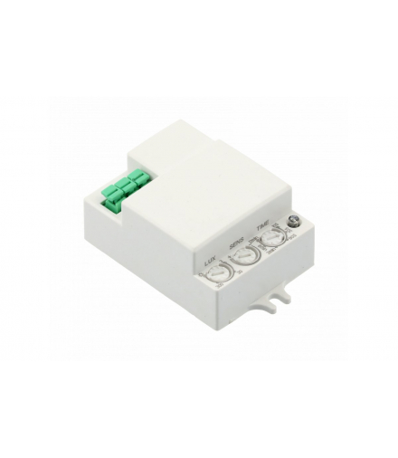 Czujnik mikrofalowy ruchu SRC812 MINI2,max.500W,AC220-240V,50/60Hz,360°,1-8m,IP20,współpracuje z LED GTV AE-SRC812-MIN2