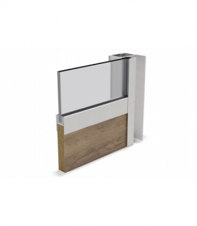 Profil aluminiowy HR FL 10/4 mm, 3,00 m, kolor silver anodising GTV A-HR10FL-300-05
