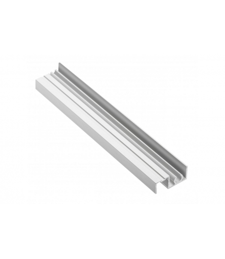 Profil aluminiowy listwa górna FLAT LINE10mm, 3 m, kolor anoda GTV A-LG10FL-300-05