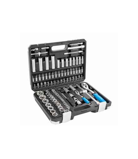 Zestaw narzędziowy CRV 94 szt Hogert HT1R450