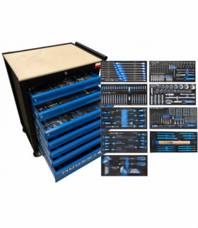 Wózek szafka narzędziowa 304 elementy Hogert HT7G059