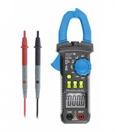 Cęgowy miernik uniwersalny Hogert HT1E620