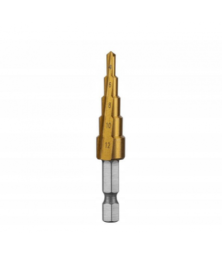 Wiertło stożkowe stopniowe 4-12 mm Hogert HT6D321