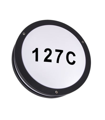 Oprawa hermetyczna SOLINA LED C 7,5W BLACK NW IDEUS 03837