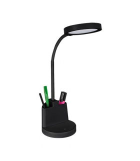 Lampka biurkowa SMD LED LABOR LED BLACK IDEUS 03824