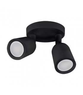 Oprawa ścienno-sufitowa BOGNA GU10 2C BLACK IDEUS 03985