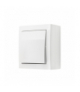 Łącznik jednobiegunowy bryzgoszczelny biały 10AX ACW1/11 AquaClick